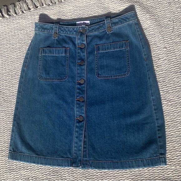 Ann Taylor Loft/Jean Skirt/Size 10 - Picture 6 of 14